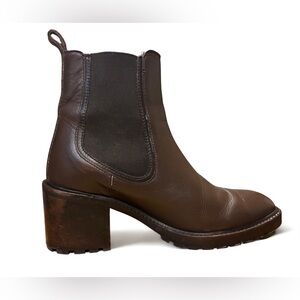 Thursday Boot Co. High Heeled Knockout Chelsea Chocolate Brown Size 8